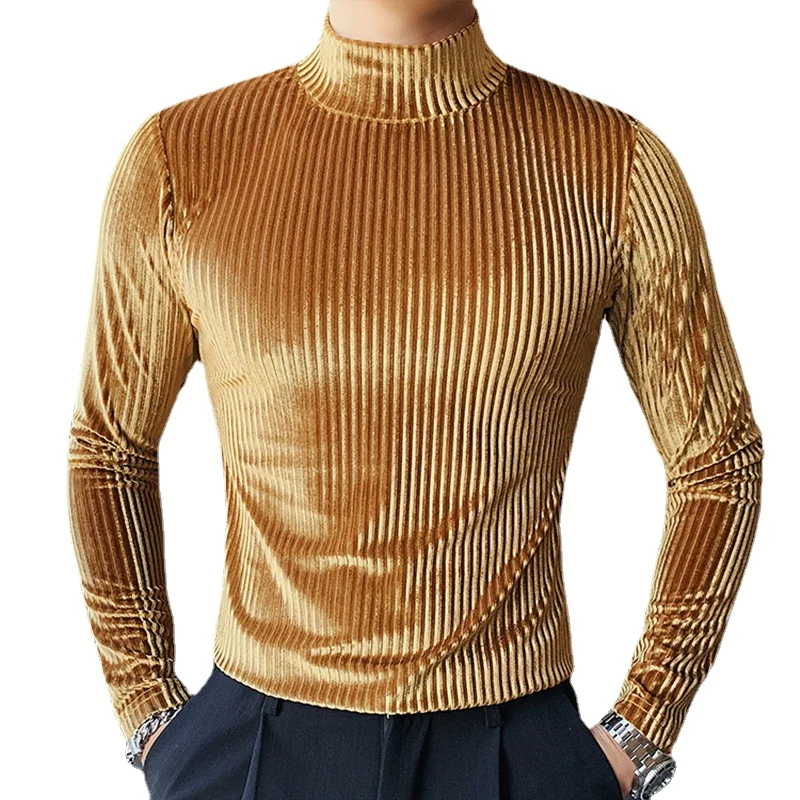 Summer Clothing Trends For Men 2026 - 2026 Yeni Altın Kadife T-Shirt Erkek