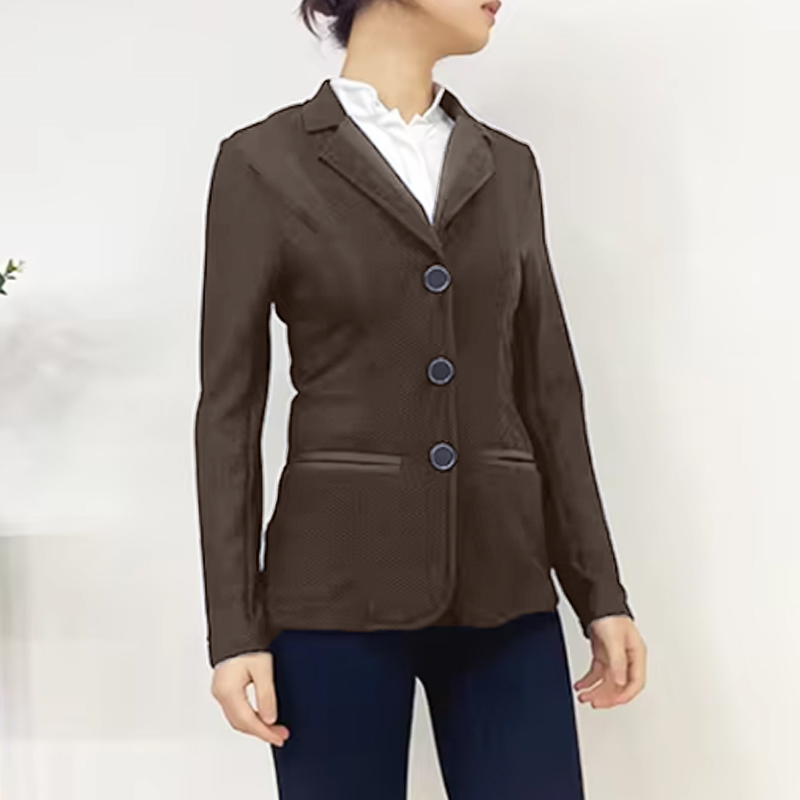 Summer Equestrian Clothing - MXLLINA Nefes Örgü Delik Binicilik Ceket