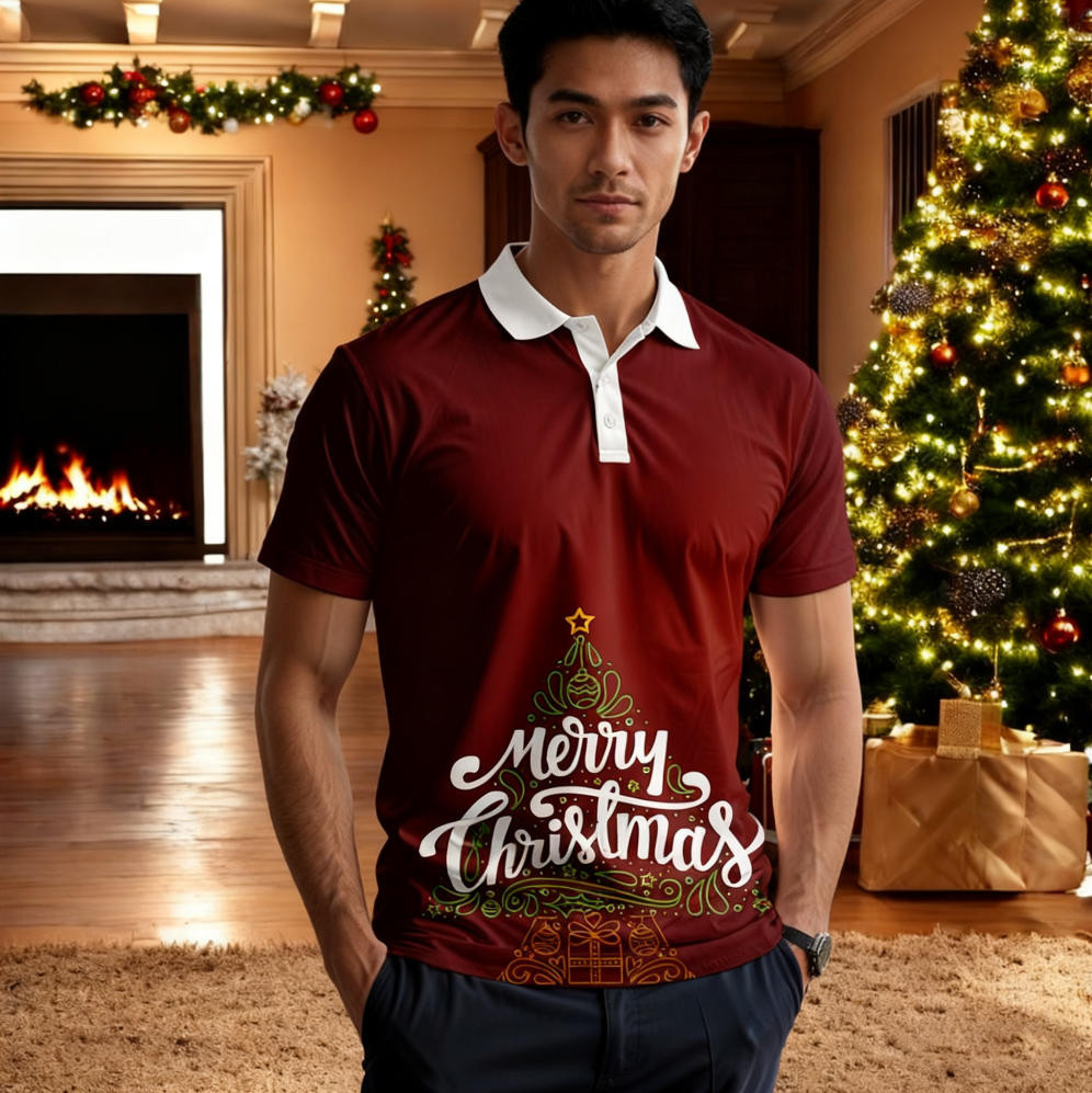 Summer Clothing Holiday - 2026 Yeni Noel temalı Moda Polo