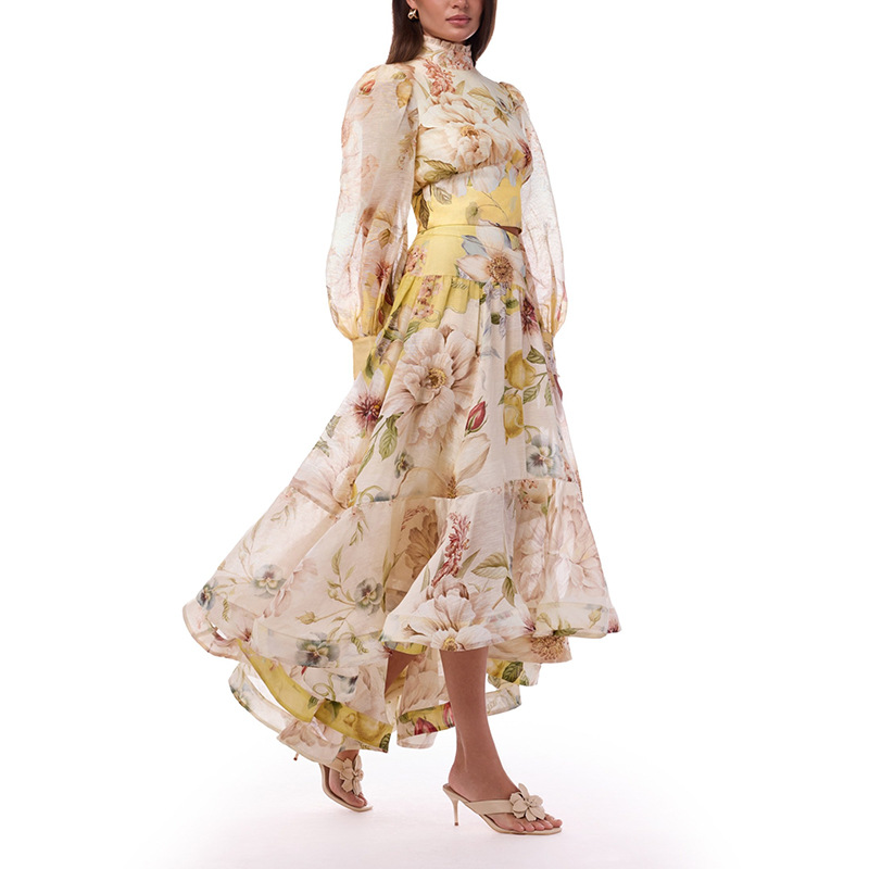 Summer Clothing Holiday - Yaz Çiçek Baskılı Tatil 2 Parça