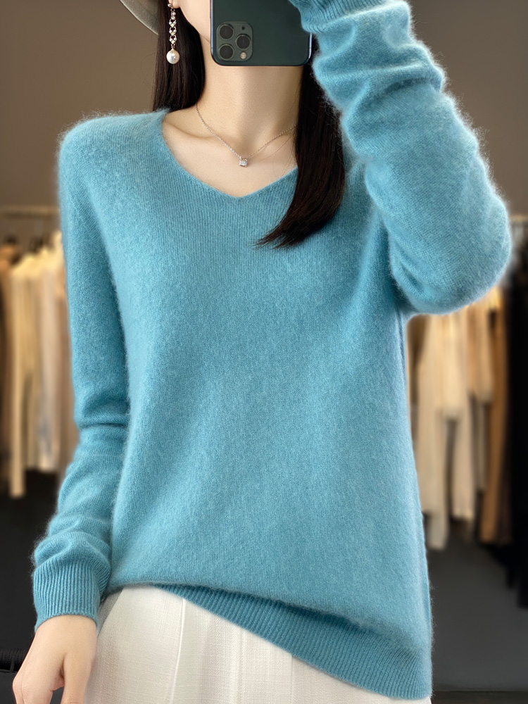 Summer Clothing Yarn - Fashion100% Merinos Yünü Kazak Kaşmir Kazak
