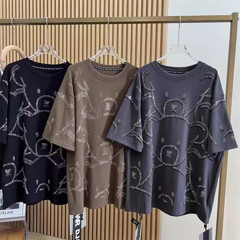 Summer De Clothing - L-4XL Artı Boyutu T-shirt Kadınlar için