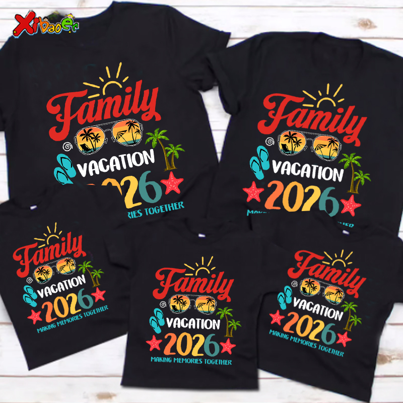 Summer Clothing Europe - Özel Aile Tatili 2026 Gömlek Retro