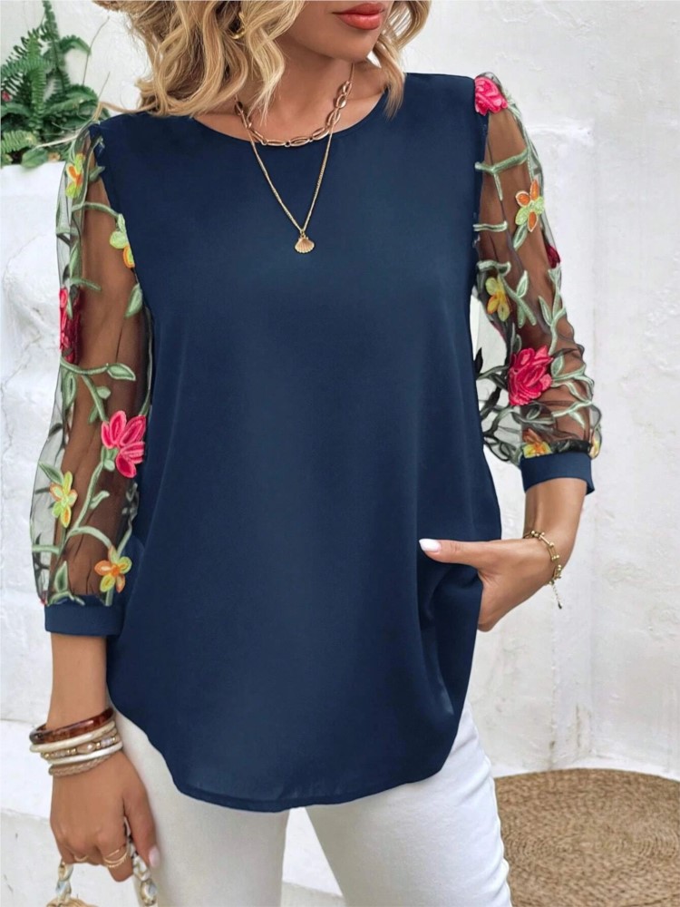 Summer Clothing Holiday - Moda Baskı Gömlek Üst Kadınlar Için
