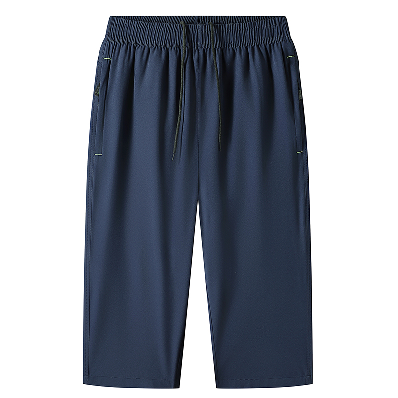 Summer Clothing Men 2025 - 2025 Yaz Buzağı Boyu Pantolon Erkekler