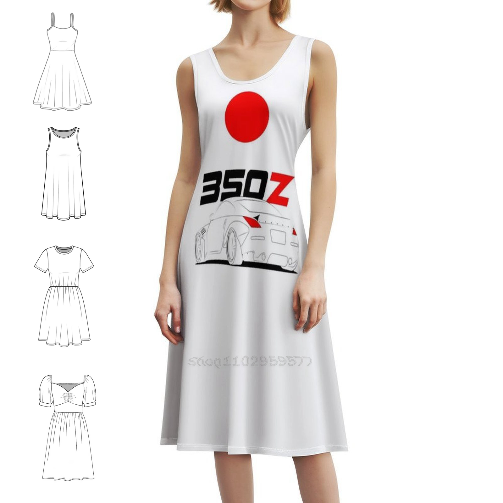 Summer Clothing Styles For Women - 350Z Kore Tarzı Elbise Kadınlar İçin