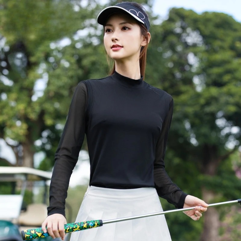 Summer Golf Clothing - Golf Kadın Uzun Kollu Tişört İlkbahar/Yaz