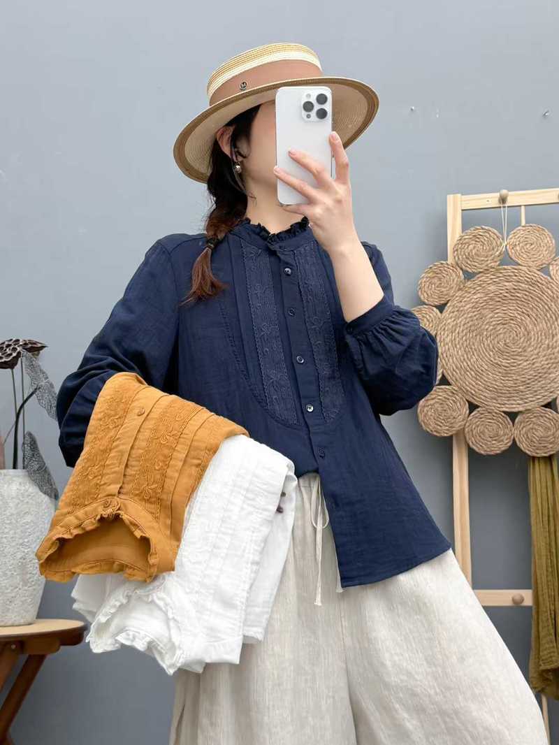 Summer Clothing Yarn - 2026 Vintage Giyim Mori Kız Pamuk