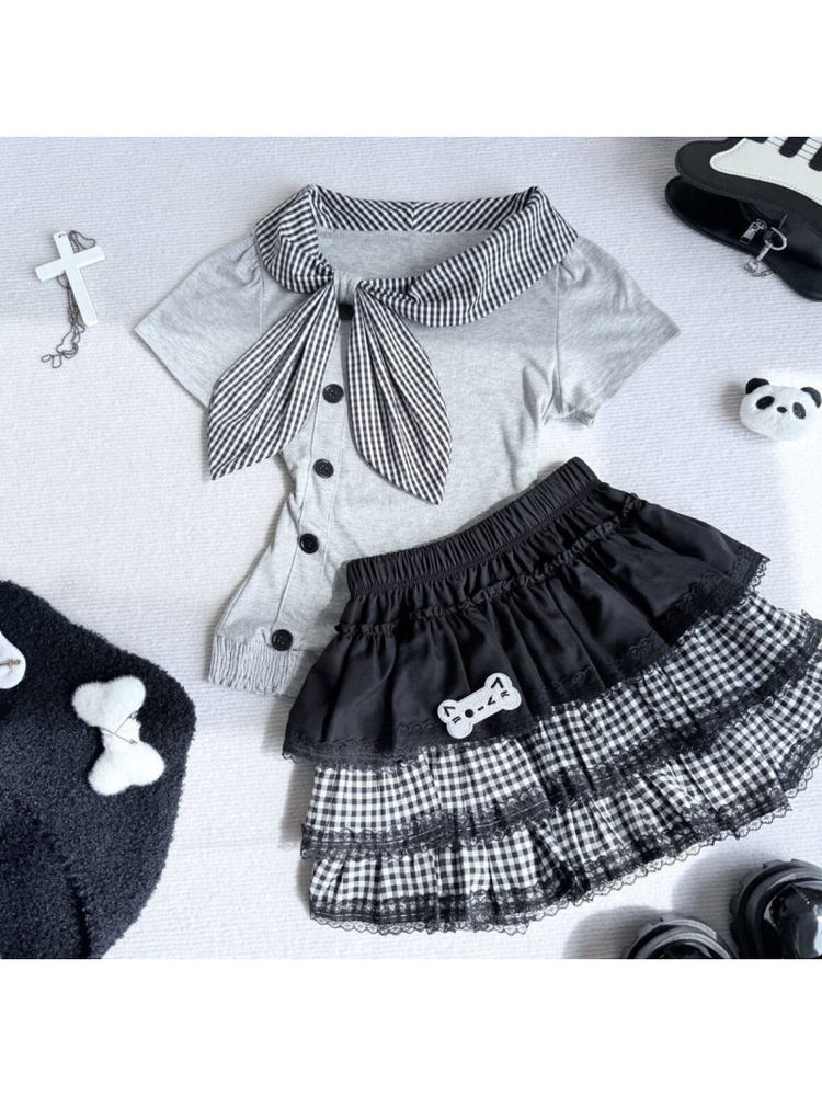 Summer Clothing Old Navy - Japon Kolej Tarzı Kek Etek Kısa