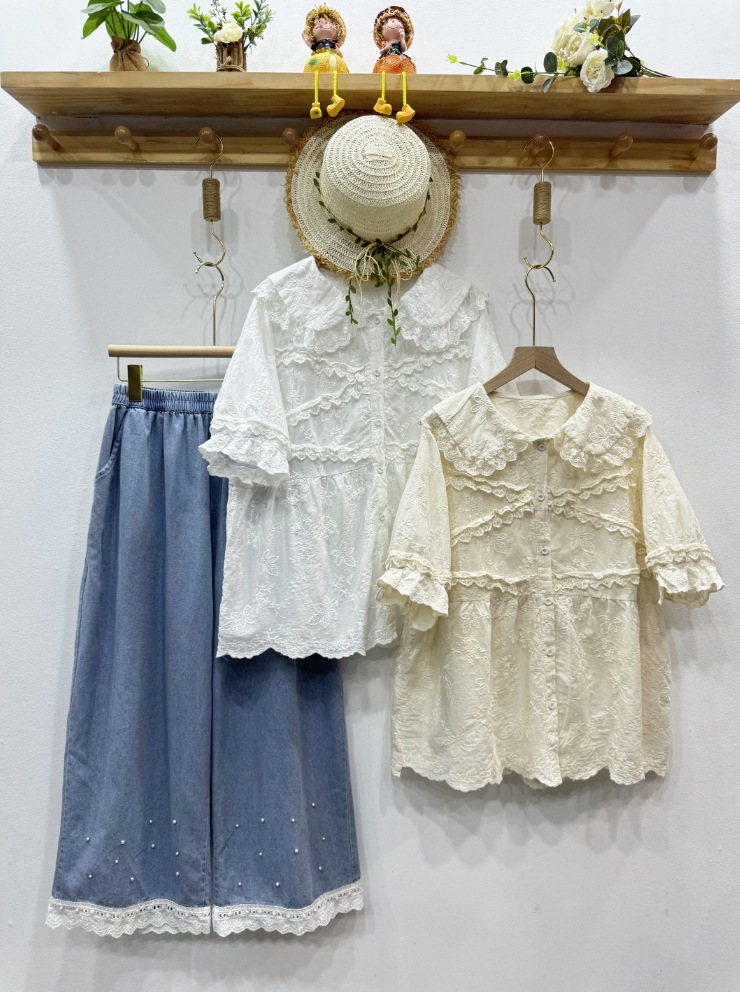 Japan Summer Clothing Women - Mori kei giyim tatlı lolita gömlek
