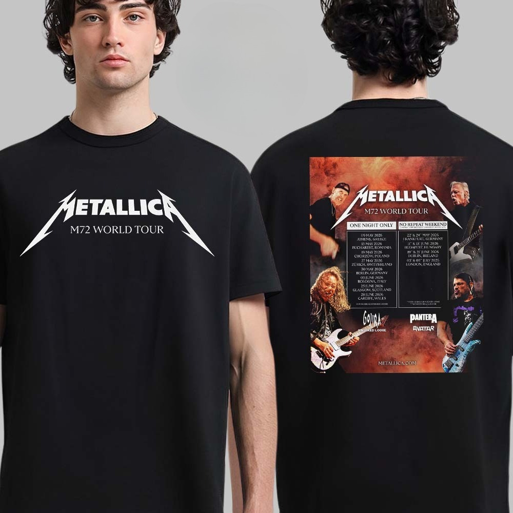 Metallica M72 Dünya Turu Avrup - Summer Clothing Europe incelemesi ve fiyatı