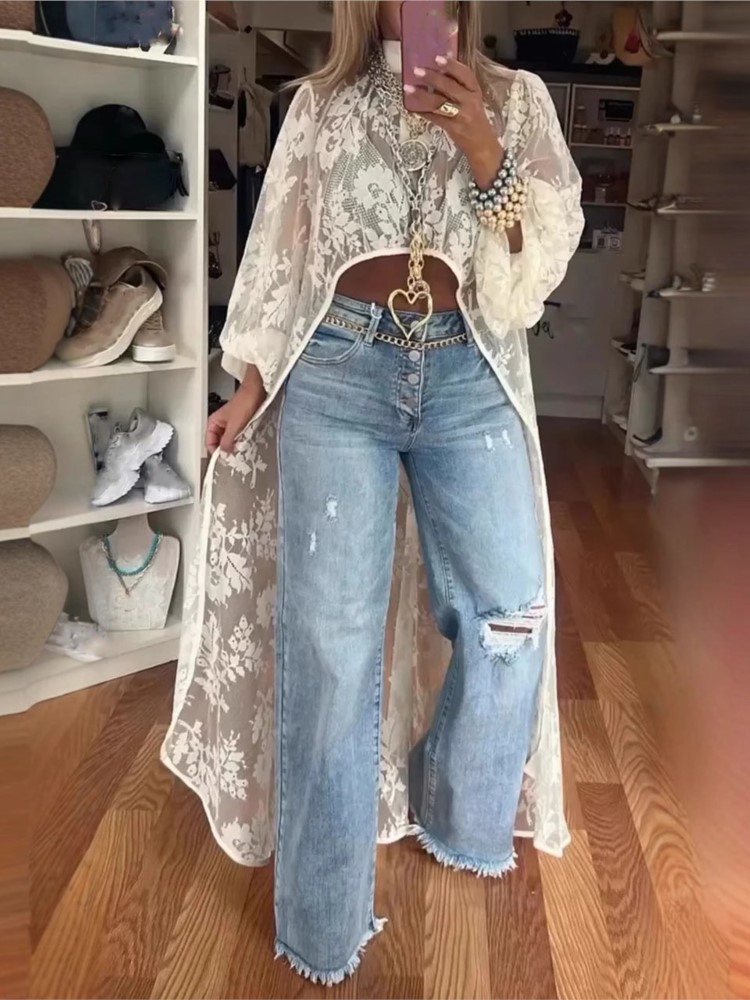 Bayan Moda Dantel Gömlek Üst R - Summer Clothing Holiday incelemesi ve fiyatı