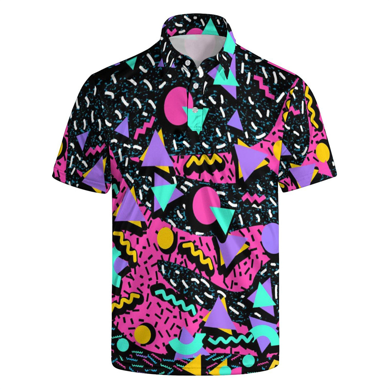 Sıcak Satış 3d Baskı 80'ler 90 - Summer Golf Clothing incelemesi ve fiyatı