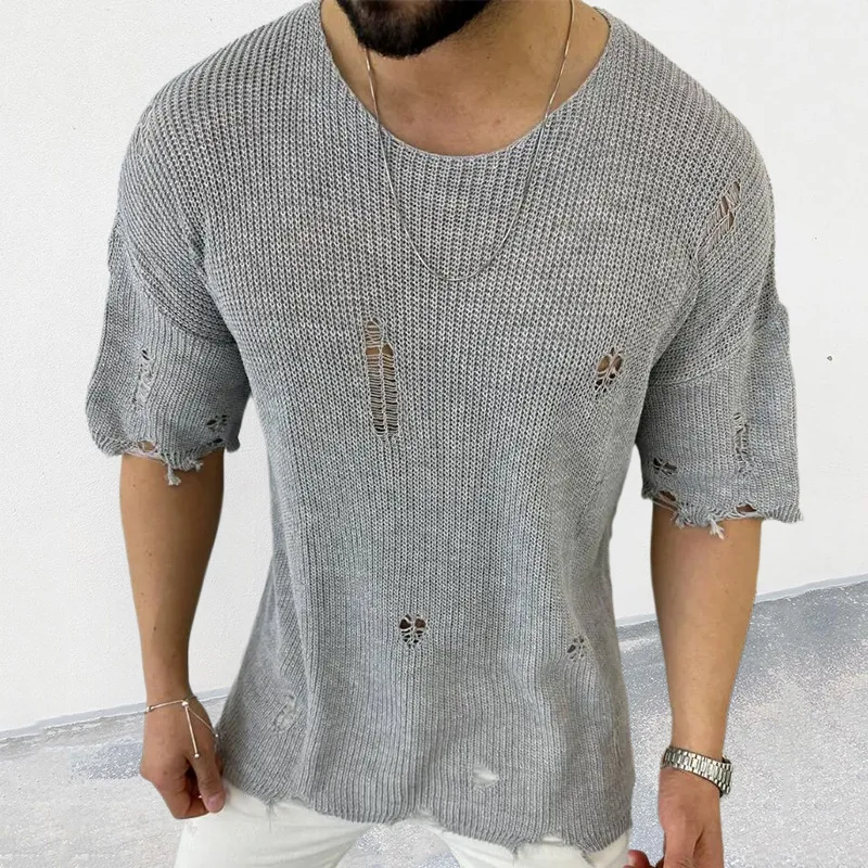 2025 Yaz Yeni erkek Düz Renk K - Summer Clothing Men 2025 incelemesi ve fiyatı