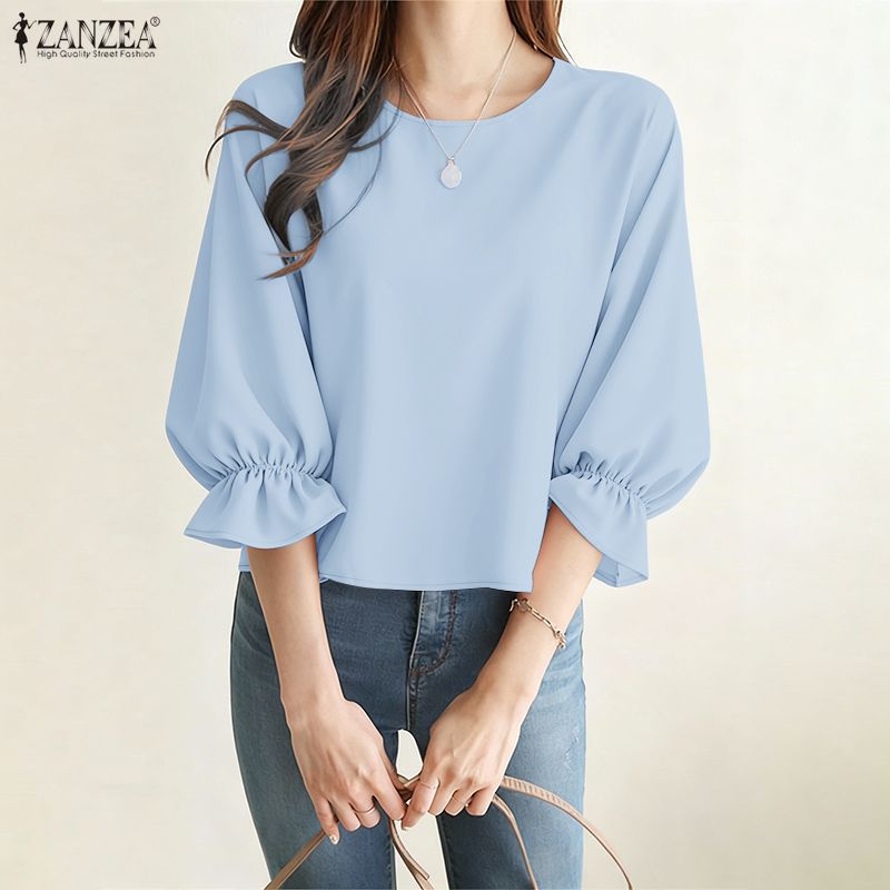 ZANZEA Kadın Minimalist 3/4 Pu - Summer De Clothing incelemesi ve fiyatı