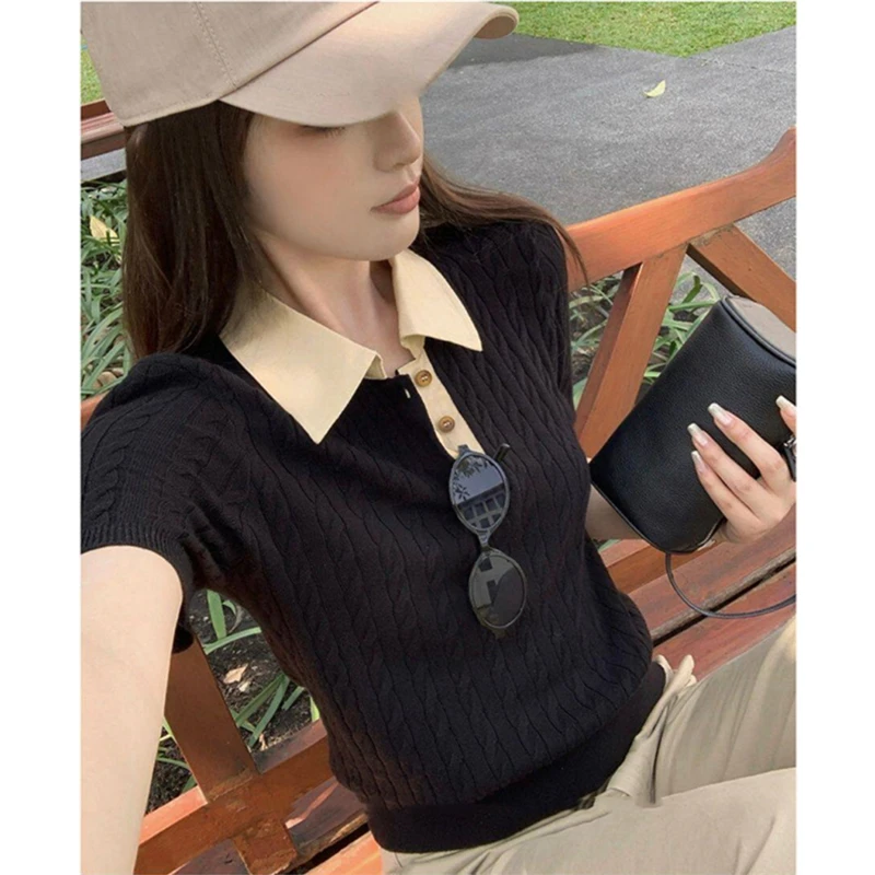 Kadın Giyim Örme Kazak Kadın K - Summer Clothing Yarn incelemesi ve fiyatı