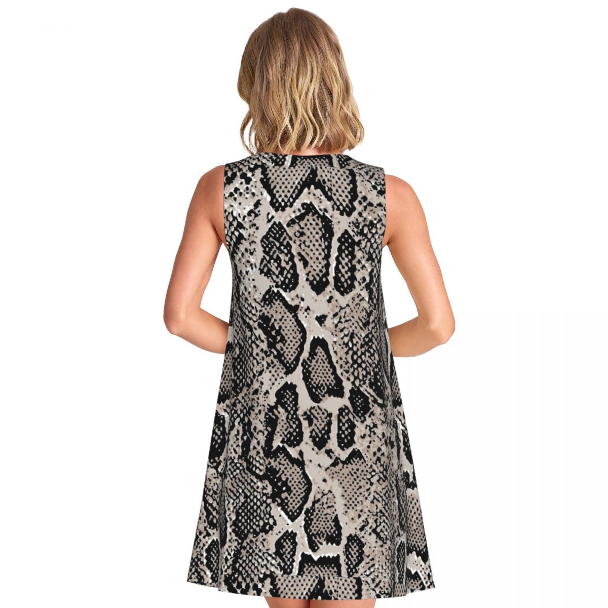 Piton Derisi Desenli Kolsuz El - Summer Clothing Ideas For Women incelemesi ve fiyatı