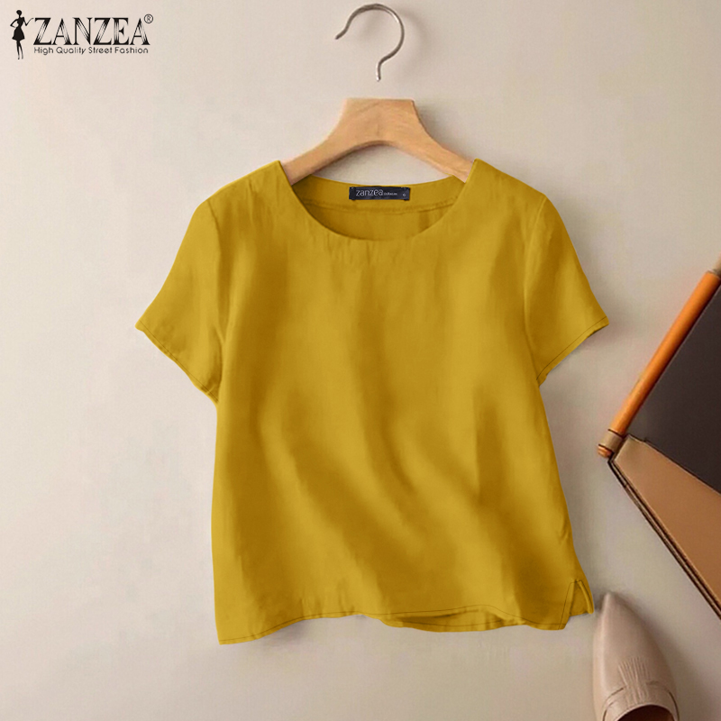 ZANZEA Yaz Rahat Pamuklu Bluzl - Summer De Clothing incelemesi ve fiyatı