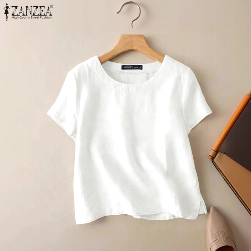ZANZEA Yaz Rahat Pamuklu Bluzl - Summer De Clothing incelemesi ve fiyatı