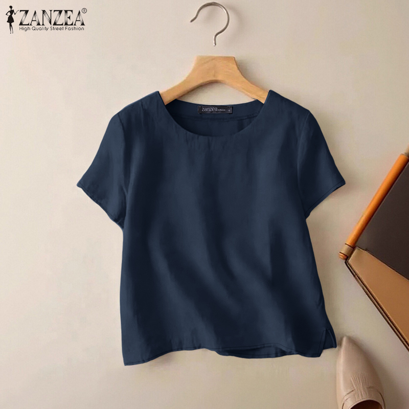 ZANZEA Yaz Rahat Pamuklu Bluzl - Summer De Clothing incelemesi ve fiyatı