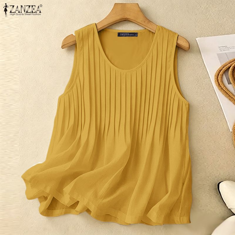 ZANZEA Kadın Yazlık Pintuck Ko - Summer Clothing Holiday incelemesi ve fiyatı