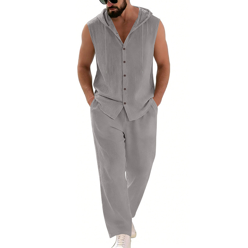 Erkek Günlük Keten Takım Elbis - Summer Clothing Men incelemesi ve fiyatı