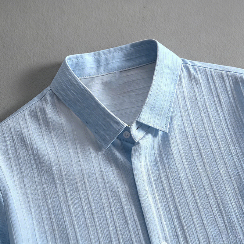 2026 Yeni Erkek Dikey Kırışık  - Summer Clothing Men incelemesi ve fiyatı