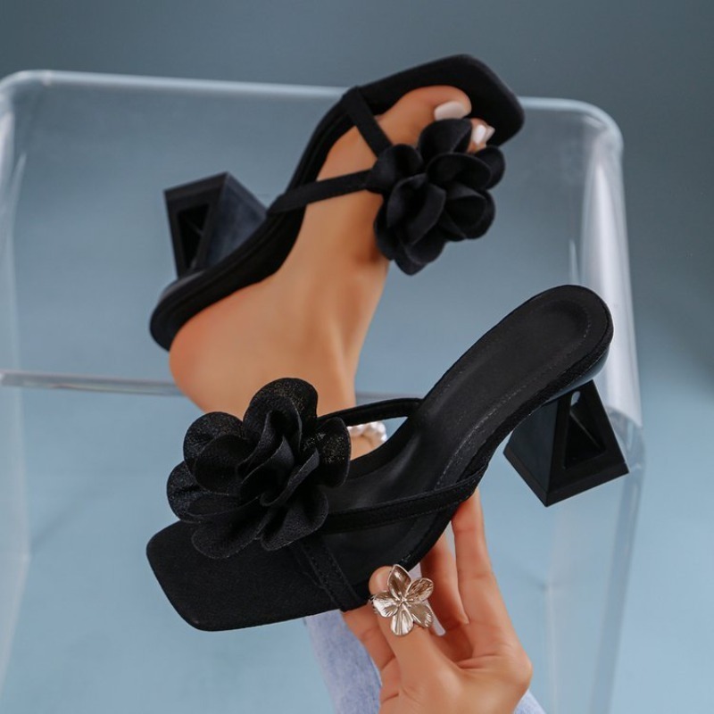 Bayan 3D Çiçek Dekor Sandalet  - Summer Clothing Items incelemesi ve fiyatı
