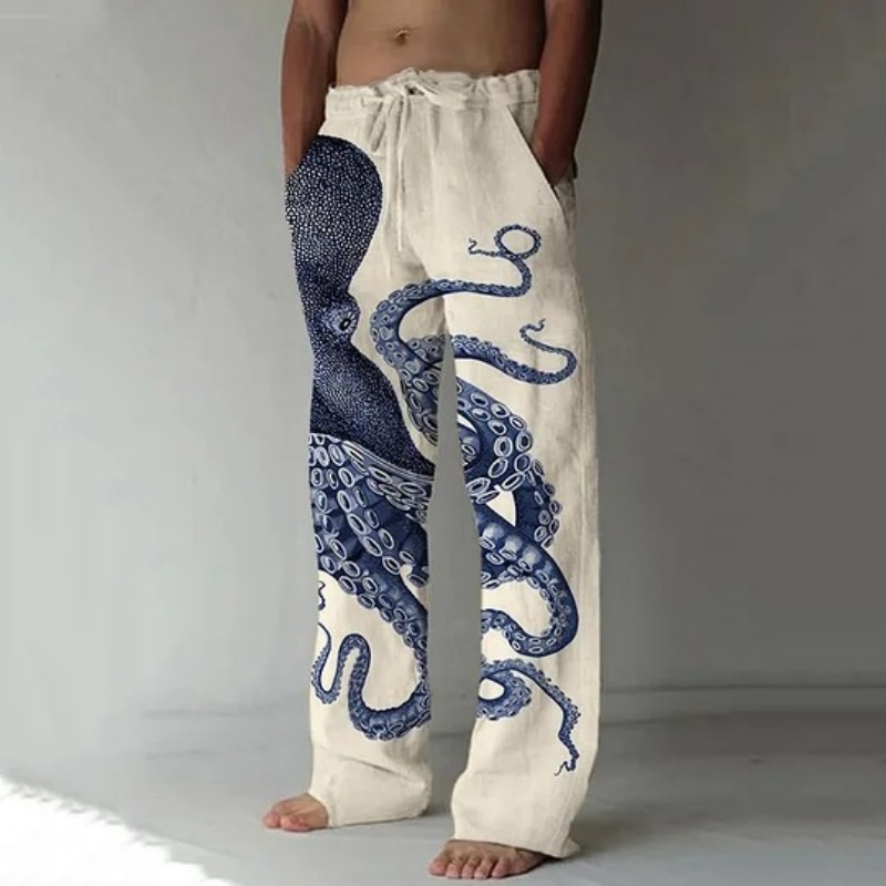 Japon Sanatı Ahtapot Grafik Ba - Summer Clothing Men 2025 incelemesi ve fiyatı