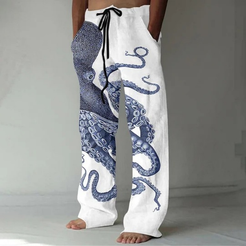 Japon Sanatı Ahtapot Grafik Ba - Summer Clothing Men 2025 incelemesi ve fiyatı